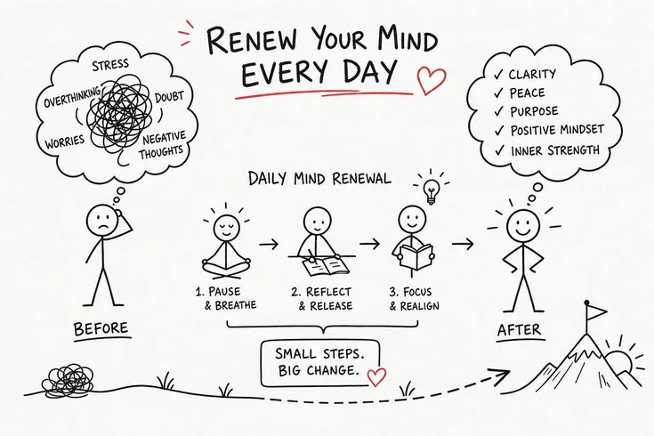 How to Build a Daily Mind Renewal Practice That Sticks